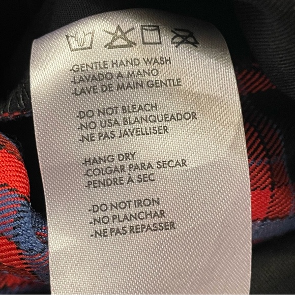 EGGIE NWOT Plaid Belted Jumpsuit in Red - Picture 7 of 7